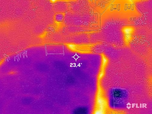 FLIR ONE Wärmebildaufnahme Beispiel